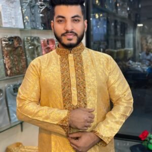 Premium Katan Embroidery Punjabi for Mens -01
