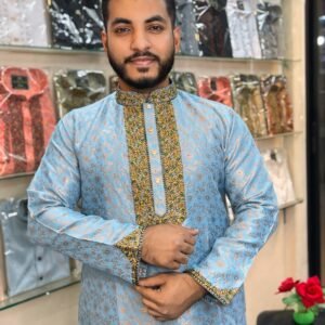 Premium Katan Embroidery Punjabi for Mens -04